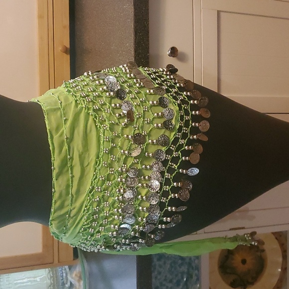 Vintage Belly Dancer Scarf - Picture 4 of 5